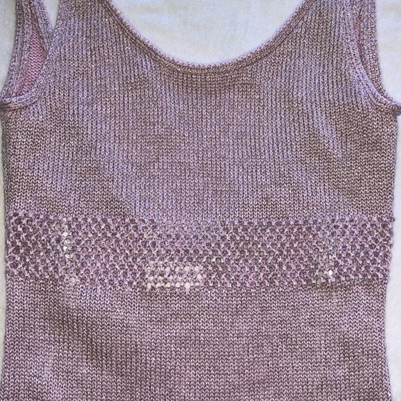 NWOT Lovers + Friends Metallic Mini Knit Dress - Picture 2 of 7